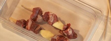 шашлык из баранины с айвой. Шаг 2