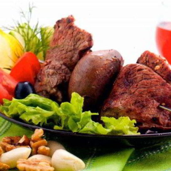 Рецепт шашлыка из баранины с бараньей почкой по-карски