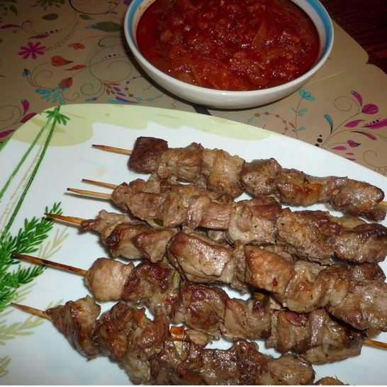 Рецепт шашлыка из баранины в духовке