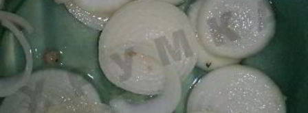 шашлык из бычьих яиц в духовке. Шаг 8