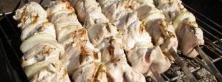 шашлык из индейки на кефире. Шаг 3