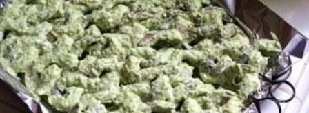 шашлык из креветок с чили и тыквенными семечками. Шаг 6