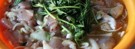 шашлык из куриного филе на минералке. Шаг 2