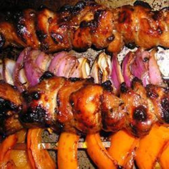 Рецепт шашлыка из курицы по-барбадосски