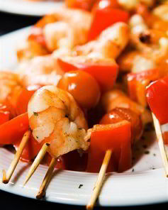 Шашлык из морепродуктов