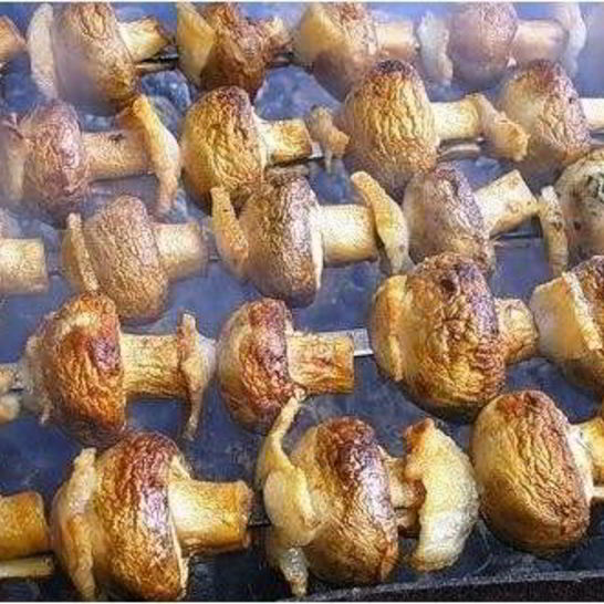 Рецепт шашлыка из овощей и грибов