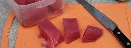 шашлык из рыбы на мангале. Шаг 4