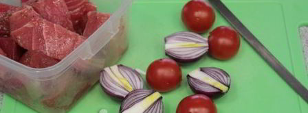 шашлык из рыбы на мангале. Шаг 6