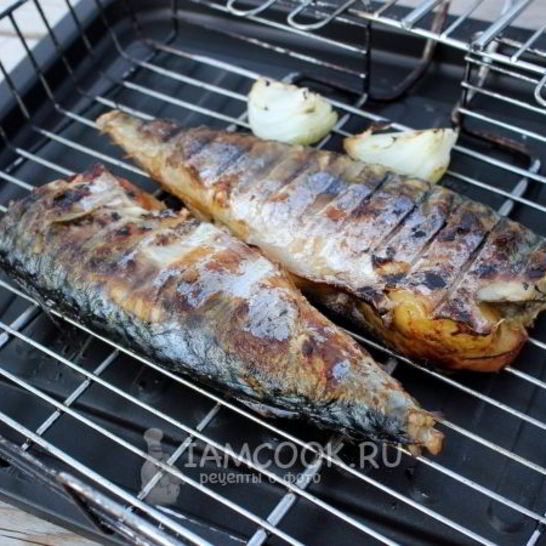 Рецепт шашлыка из скумбрии на решетке