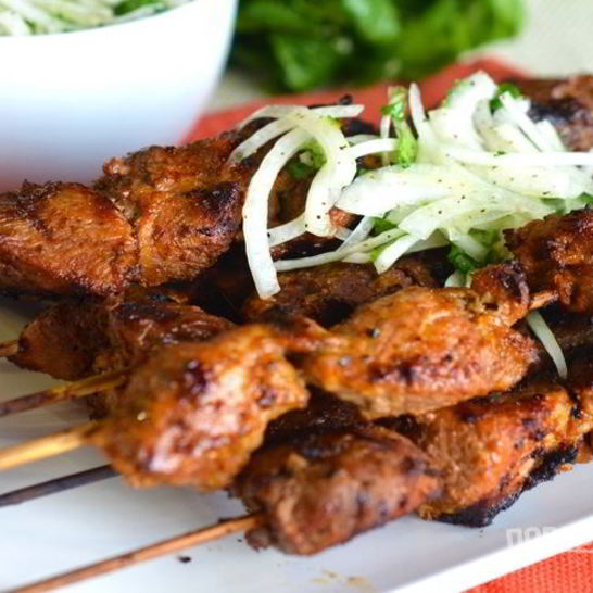 Рецепт шашлыка из свинины на майонезе