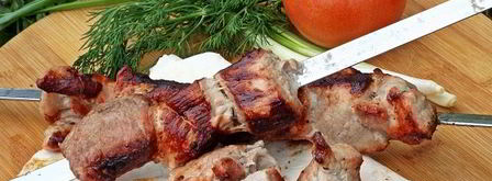 шашлык из свинины с лимоном и луком. Шаг 17