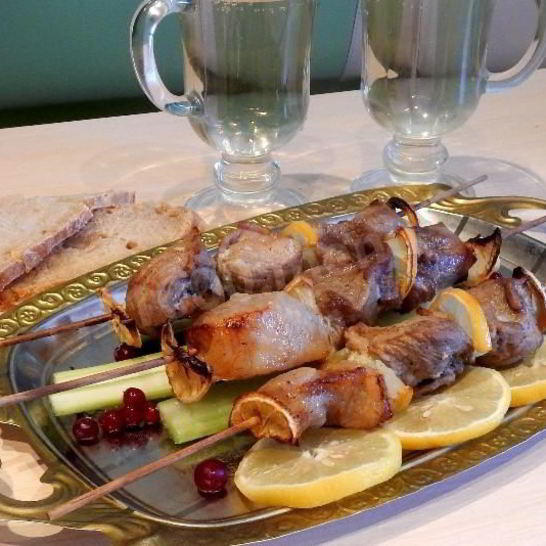 Рецепт шашлыка из свинины с лимоном в аэрогриле