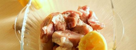 шашлык из свинины с лимоном в аэрогриле. Шаг 2