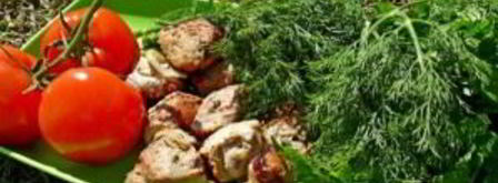 шашлык из свинины с луком. Шаг 7