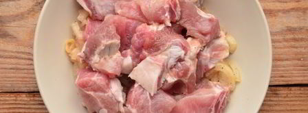 шашлык из свинины в фольге в духовке. Шаг 4