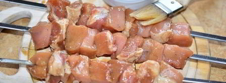 шашлык из свиной корейки. Шаг 6