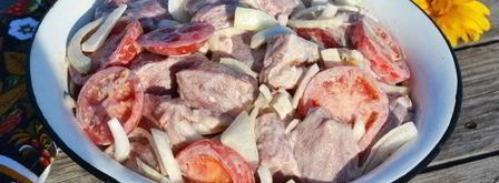 шашлык из свиной вырезки. Шаг 11