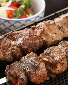 Шашлык из телятины в кефире