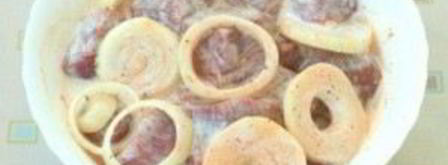 шашлык из телятины в кефире. Шаг 4