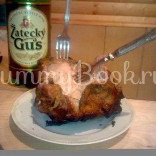 Рецепт шашлыка кабанья нога в углях