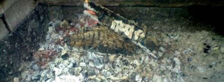 шашлык кабанья нога в углях. Шаг 11