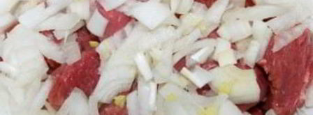 шашлык на сковороде из говядины. Шаг 2