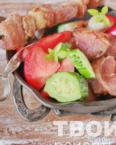 Шашлык с уксусом