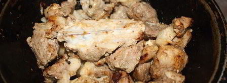 шашлык в казане. Шаг 6