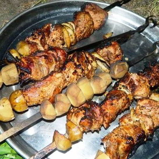 Рецепт шашлыка в коптильне
