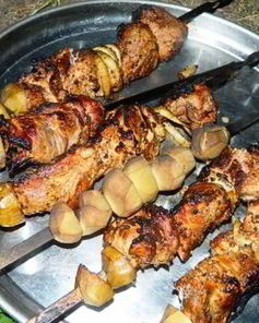 Шашлык в коптильне