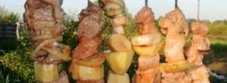 шашлык в коптильне. Шаг 2