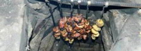 шашлык в коптильне. Шаг 4