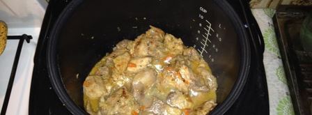 шашлык в мультиварке из свинины. Шаг 8