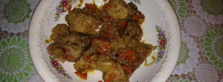 шашлык в мультиварке из свинины. Шаг 9