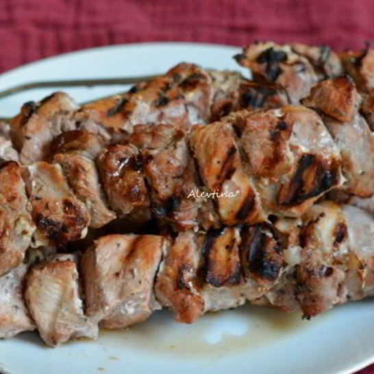 Рецепт свиного шашлыка на красном вине