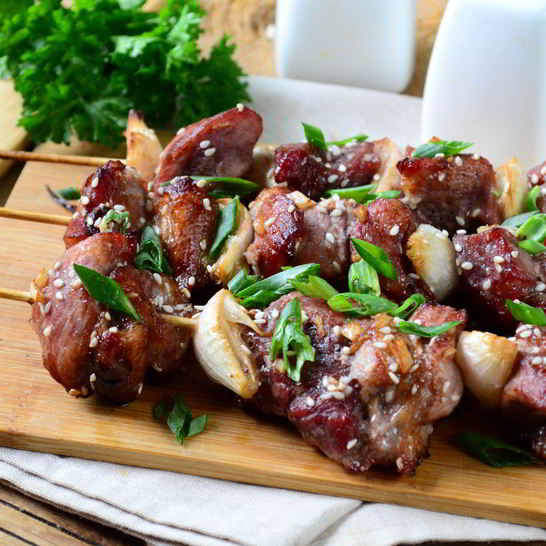 Рецепт тайского шашлычка на шпажках