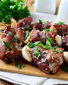 Тайский шашлычок на шпажках