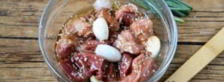 тайский шашлычок на шпажках. Шаг 4