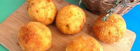 сицилийские аранчини — рисовые шарики. Шаг 18