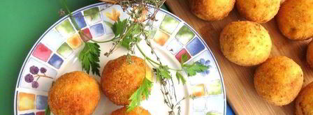 сицилийские аранчини — рисовые шарики. Шаг 19