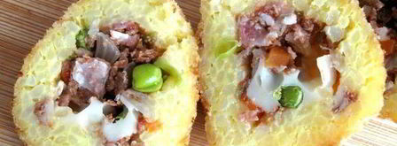 сицилийские аранчини — рисовые шарики. Шаг 20