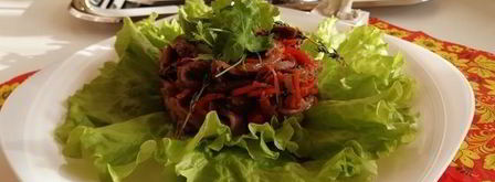 соба — гречневая лапша с говядиной и овощами. Шаг 16