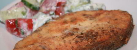 ароматные жареные стейки лосося. Шаг 5