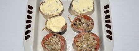 фаршированные стейки горбуши. Шаг 7