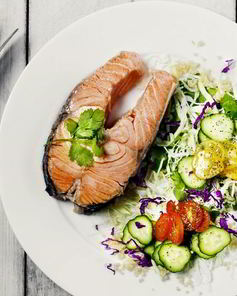 Готовим стейк кеты в духовке