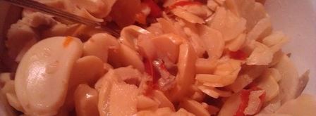 конкильони под сыром и стейк. Шаг 2