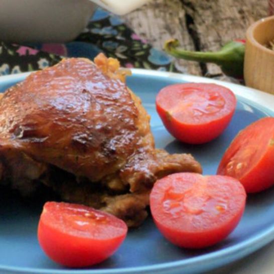 Рецепт куриных стейков в имбирно-пряном маринаде