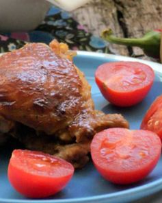 Куриные стейки в имбирно-пряном маринаде