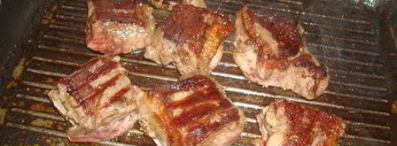 мини стейки на гриле с овощами. Шаг 5