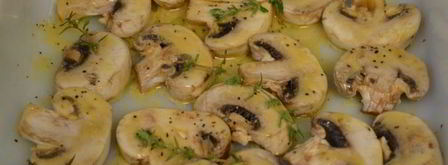 рибай стейк с грибами и луком. Шаг 2